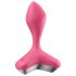 Satisfyer - vibrator anal reîncărcabil - silicon roz