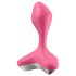 Satisfyer - vibrator anal reîncărcabil - silicon roz