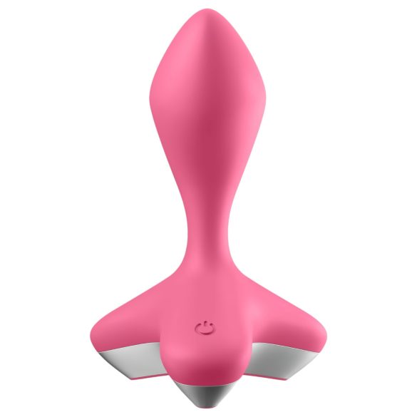 Satisfyer - vibrator anal reîncărcabil - silicon roz