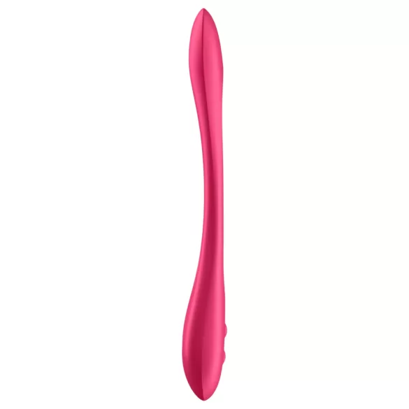 Satisfyer Elastic Joy - vibrator pentru cuplu flexibil, reîncărcabil - roșu