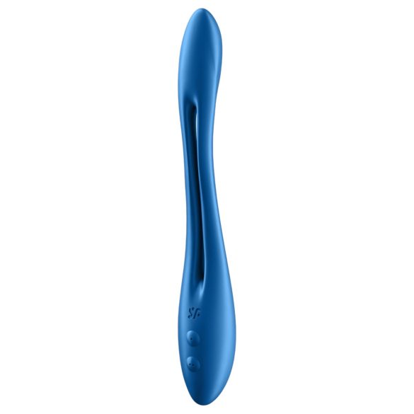 Satisfyer - vibrator pentru cupluri flexibil, reîncărcabil - albastru