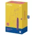 Satisfyer - Vibrator bullet rezistent la apă, reincărcabil - mov