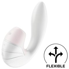 Satisfyer Supernova - vibrator 2în1 cu aer pulsatoriu, reîncărcabil (alb)   Satisfyer Supernova - vibrator 2în1 cu aer pulsatoriu, reîncărcabil (alb)