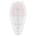 Satisfyer Supernova - vibrator 2în1 cu unde de aer, reîncărcabil (alb)