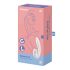 Satisfyer Supernova - vibrator 2în1 cu unde de aer, reîncărcabil (alb)
