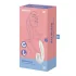 Satisfyer Supernova - vibrator 2în1 cu unde de aer și reîncărcabil - alb