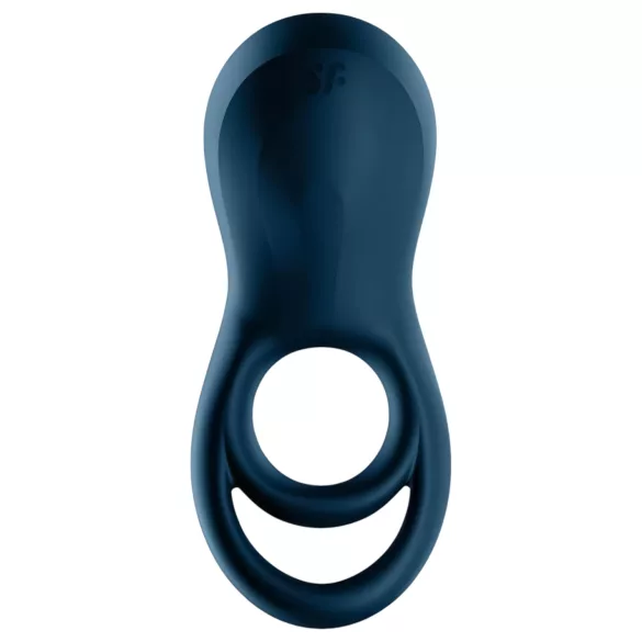 Satisfyer Epic Duo - inel pentru penis cu vibrații inteligente - silicon negru