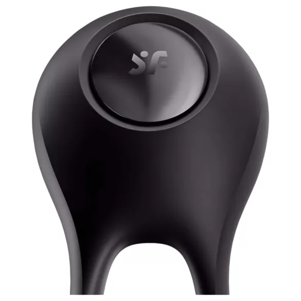 Satisfyer Majestic Duo - inel pentru penis, reîncărcabil, impermeabil, negru