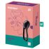 Satisfyer Majestic Duo - inel penis rezistent la apă, reincarcabil (negru)