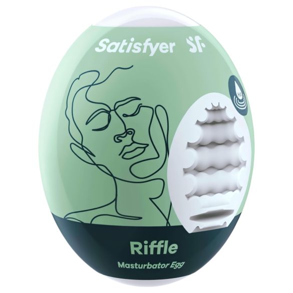 Satisfyer Egg Riffle - ou masturbator pentru bărbați - 1 buc.