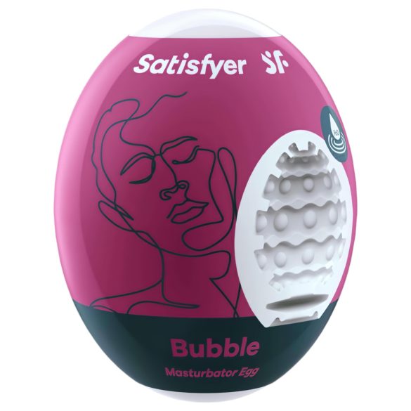 Satisfyer Egg Bubble - masturbator tip ou - silicon, 1 buc