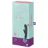 Satisfyer Triple Lover - vibrator pentru punctul G și masaj - argintiu