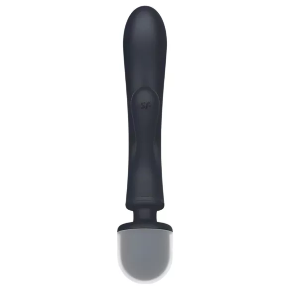 Satisfyer Triple Lover - vibrator pentru punctul G și masaj - argintiu