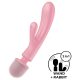 Satisfyer Triple Lover - Vibrator G-Punct și Masaj (roz)