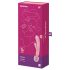 Satisfyer Triple Lover - Vibrator masaj G-spot și clitoris - roz