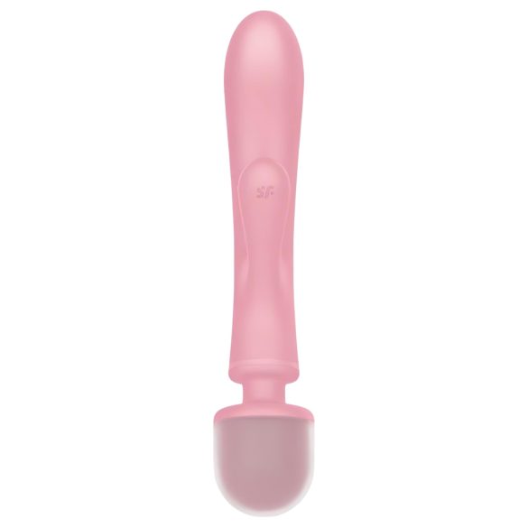 Satisfyer Triple Lover - Vibrator masaj G-spot și clitoris - roz