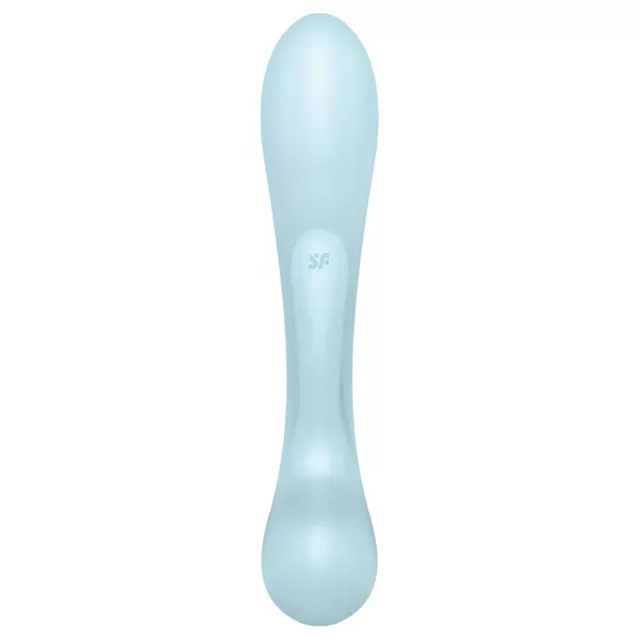 Satisfyer Triple Oh - vibrator cu acumulator, cu braț pentru clitoris (albastru)