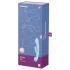 Satisfyer Triple Oh - vibrator cu acumulator, cu braț pentru clitoris (albastru)