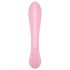 Satisfyer Triple Oh - vibrator cu braț pentru clitoris, reîncărcabil (roz)