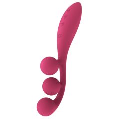   Satisfyer Tri Ball 1 - vibrator multifuncțional cu acumulator (roșu)