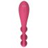 Satisfyer Tri Ball 1 - vibrator multifuncțional cu acumulator (roșu)