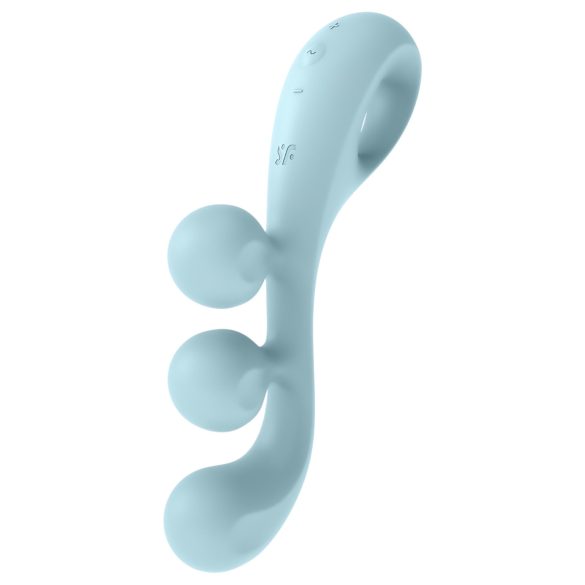 Satisfyer Tri Ball 2 - vibrator multifuncțional - silicon - verde mentă
