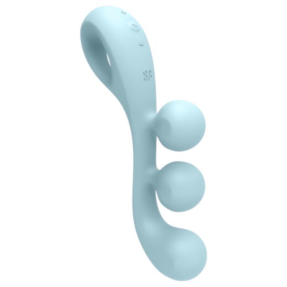 Satisfyer Tri Ball 2 - vibrator multifuncțional - silicon - verde mentă