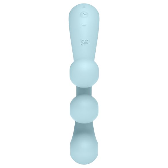 Satisfyer Tri Ball 2 - vibrator multifuncțional - silicon - verde mentă