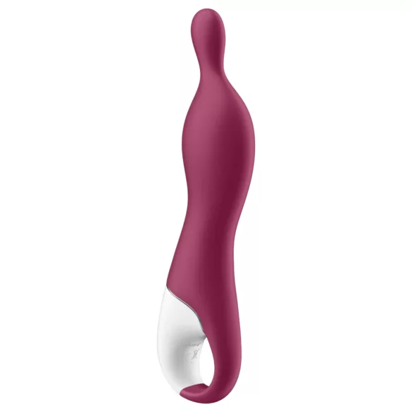 Satisfyer - vibrator punct A reincarcabil - silicon roșu