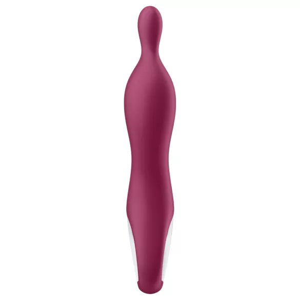 Satisfyer - vibrator punct A reincarcabil - silicon roșu