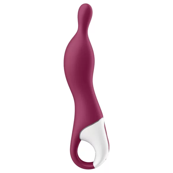 Satisfyer - vibrator punct A reincarcabil - silicon roșu