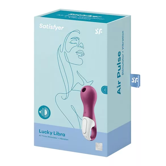 Satisfyer Lucky Libra - stimulator clitoridian cu unde de aer - mov