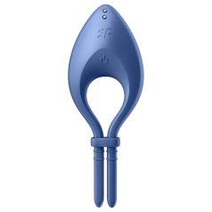 Satisfyer Bullseye - inel vibrant inteligent (albastru)