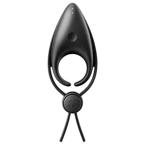Satisfyer Sniper - inel pentru penis cu vibrații, reîncărcabil - negru