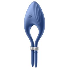   Satisfyer Duelist - inel pentru penis cu vibrații, reîncărcabil - albastru