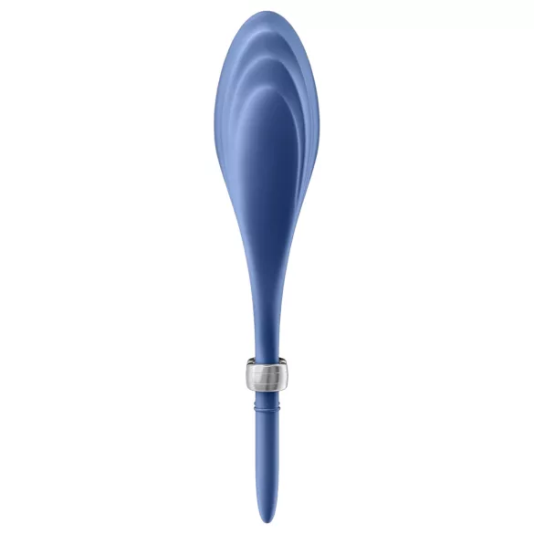 Satisfyer Duelist - inel pentru penis cu vibrații, reîncărcabil - albastru