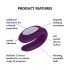 Cutie Satisfyer pentru cupluri 2 - set inteligent de vibratoare (2 piese)