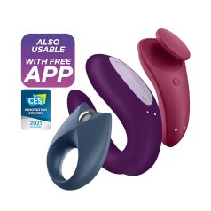 Satisfyer Partner Box 3 - set vibrator inteligent pentru cupluri (3 piese)   Satisfyer Partner Box 3 - set vibrator inteligent pentru cupluri (3 piese)