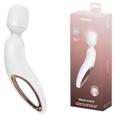 Satisfyer Wand-erland - vibrator de masaj (alb)