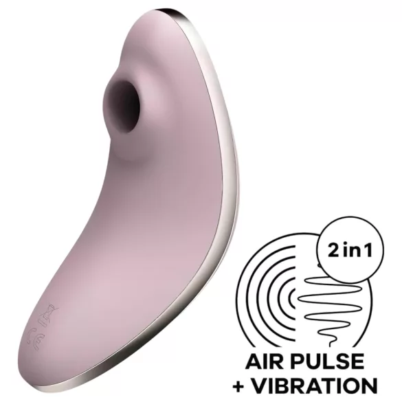 Satisfyer - Vibrator clitoral cu unde de aer - mov