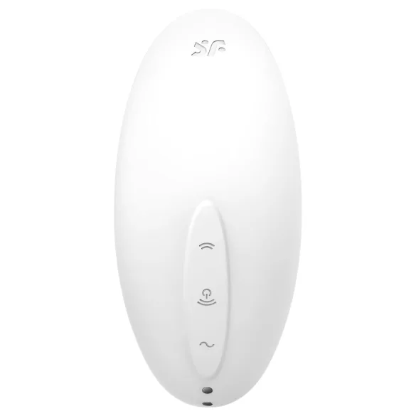 Satisfyer - vibrator clitoridian cu unde de aer - model Vulva Lover 2 - alb
