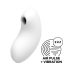 Satisfyer Vulva Lover 2 - vibrator cu undă de aer pentru clitoris (alb)