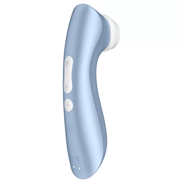 Satisfyer Pro 2+ - stimulator clitoridian cu unde de aer - albastru