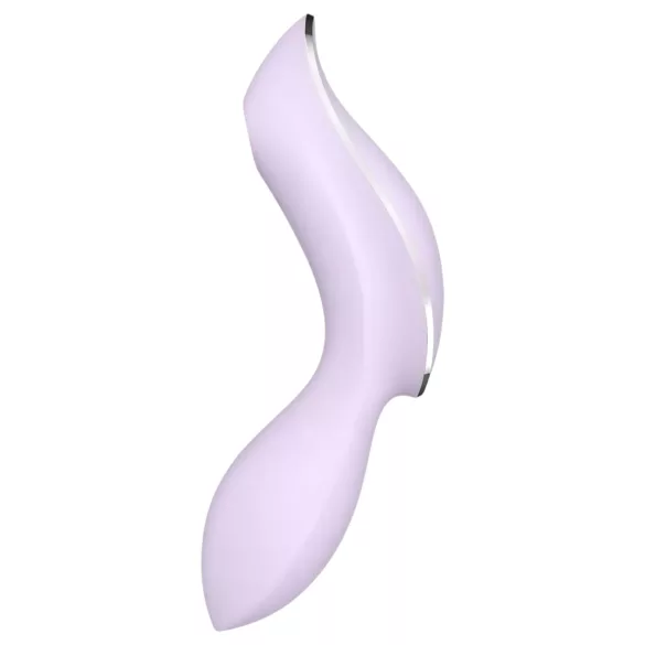 Satisfyer Curvy Trinity 2 - vibrator cu unde de aer 2în1 - mov
