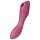 Satisfyer Curvy Trinity 3 - vibrator 2în1 stimulator clitoridian cu aer - roșu
