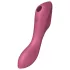 Satisfyer Curvy Trinity 3 - vibrator 2în1 stimulator clitoridian cu aer - roșu