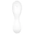 Satisfyer Curvy Trinity 5+ - Vibrator 2în1 controlat prin aplicație (alb)