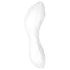 Satisfyer Curvy Trinity 5+ - Vibrator 2în1 controlat prin aplicație (alb)