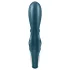 Satisfyer Hug Me - Vibrator cu braț pentru clitoris controlat prin aplicație (albastru)