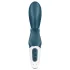 Satisfyer Hug Me - Vibrator cu braț pentru clitoris controlat prin aplicație (albastru)